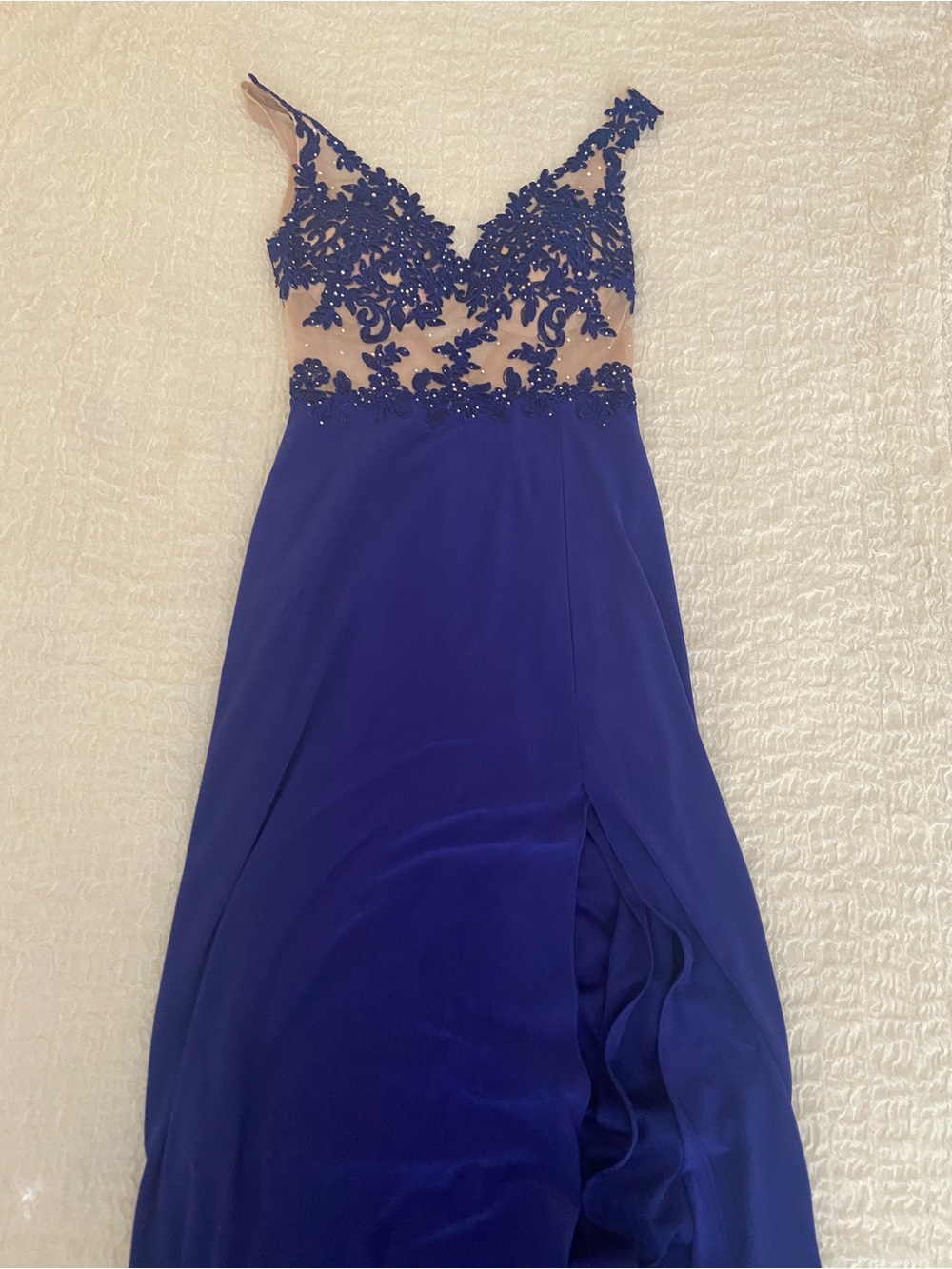 BLONDIE NITES PROM/HOMECOMING BRIGHT BLUE EVENING GOWN SIZE 3 - Picture 2 of 10